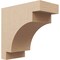 Ekena Millwork 6"W x 12"D x 12"H Classic Mediterranean Rough Cedar Woodgrain TimberThane Corbel, Primed Tan CORUR06X12X12MEDRCPR - alternate 1